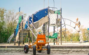 Hvidbjerg Strand Camping Resort Legeplads Klatretårn