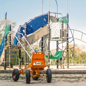 Hvidbjerg Strand Camping Resort Legeplads Klatretårn