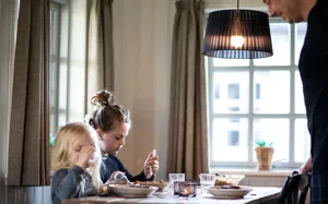 Hvidbjerg Strand Camping Resort Westernbyen Westernhytte Morgenmad