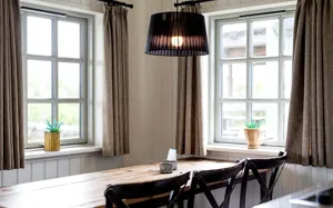 Hvidbjerg Strand Camping Resort Westernbyen Westernhytte Spiseplads