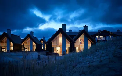 Hvidbjerg Strand Camping Resort Strandhotel Villaer Aften